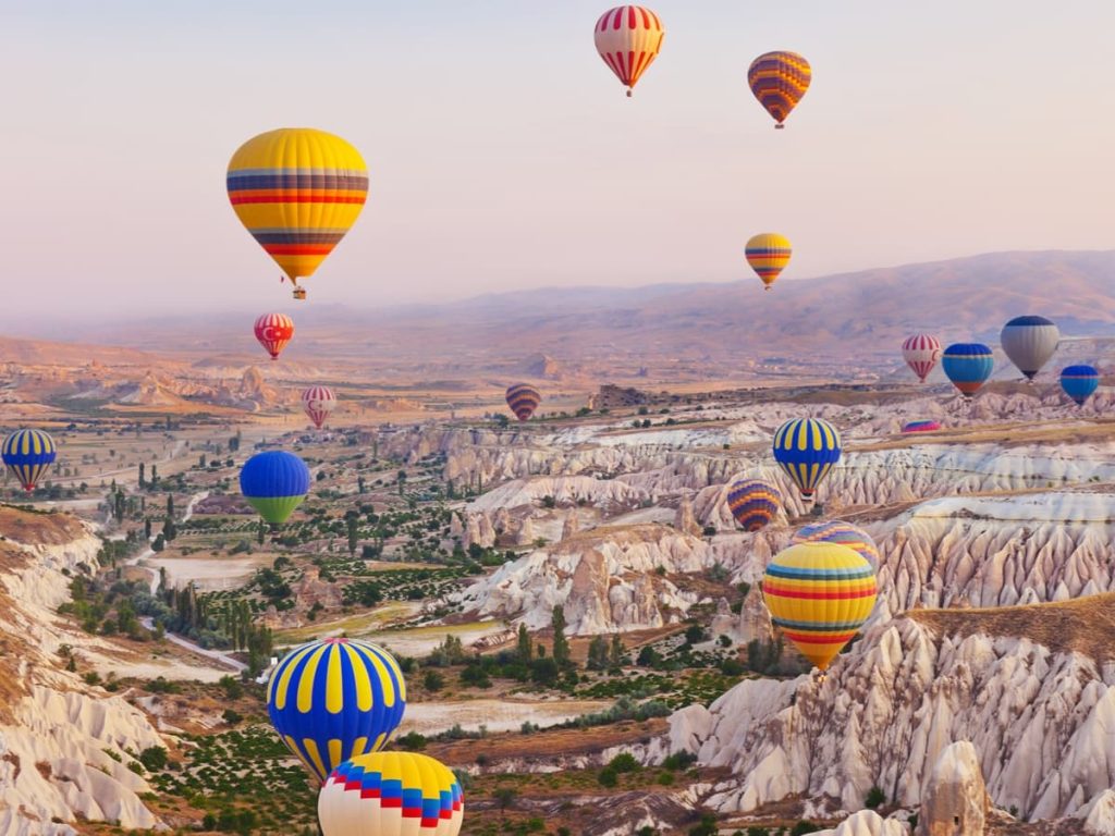 کدام شهر ترکیه بالن دارد؟