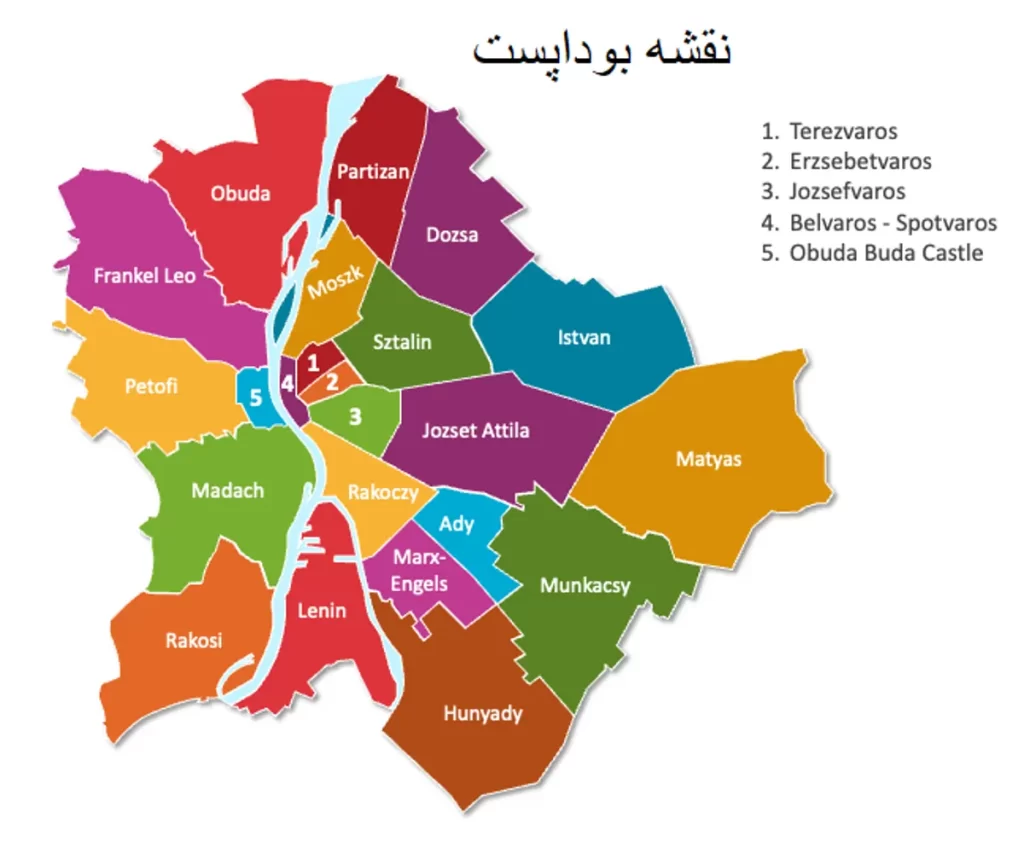 نقشه بوداپست