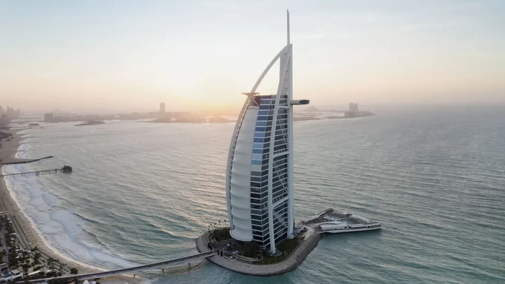 ارتفاع برج العرب چند متر