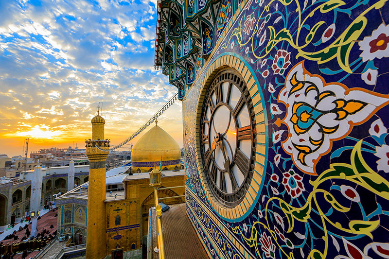 حرم مطهر حضرت علی (ع) در شهر نجف اشرف