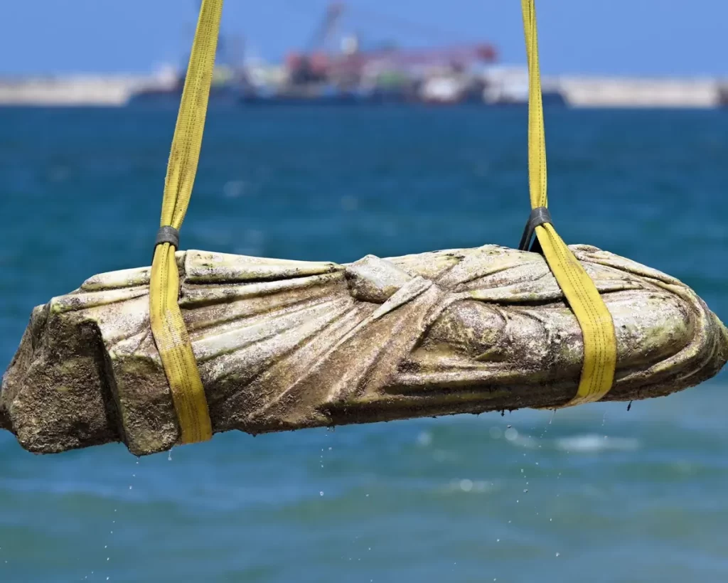 اشیاء تاریخی شهر غرق شده در مصر