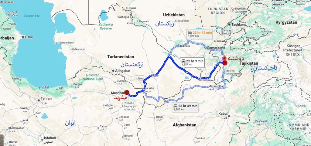 سفر زمینی به تاجیکستان با ماشین شخصی