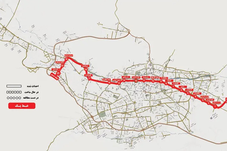 خط 1 متروی شیراز