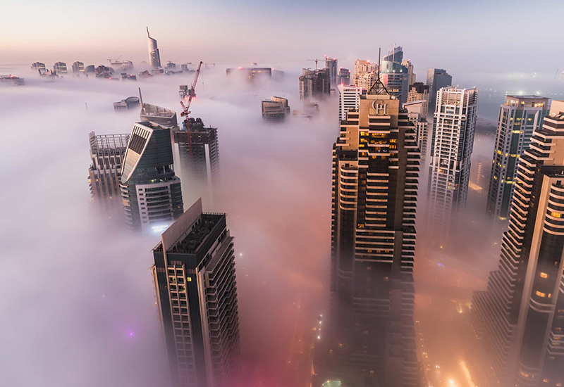 دبی در زمستان