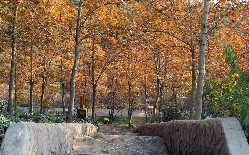 پارک ساعی در فصل پاییز