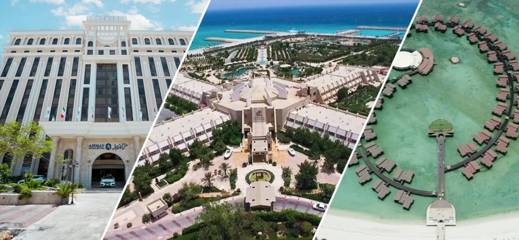 بهترین هتل های 5 ستاره کیش