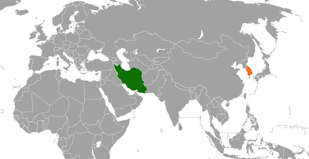 مقایسه مساحت کره جنوبی با ایران