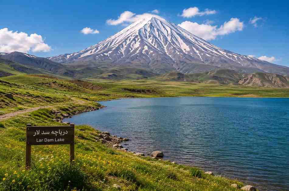 دشت و دریاچه لار
