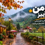 فومن در پاییز؛ شهرِ کلوچه، بازار بارانی و کوچه‌هایی که با هر قطره‌ی باران خوش‌بوتر می‌شوند